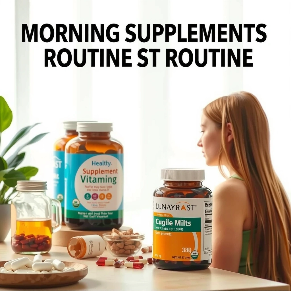 Morning supplements routine